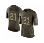 Men's Nike Cincinnati Bengals #21 Darqueze Dennard Limited Green Salute to Service NFL Jersey