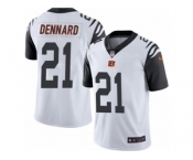 Men's Nike Cincinnati Bengals #21 Darqueze Dennard Limited White Rush NFL Jersey