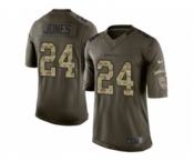 Men's Nike Cincinnati Bengals #24 Adam Jones Limited Green Salute to Service NFL Jersey