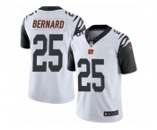 Men's Nike Cincinnati Bengals #25 Giovani Bernard Limited White Rush NFL Jersey