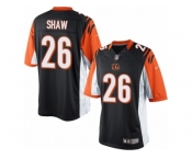 Men's Nike Cincinnati Bengals #26 Josh Shaw Limited Black Team Color NFL Jersey