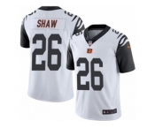 Men's Nike Cincinnati Bengals #26 Josh Shaw Limited White Rush NFL Jersey