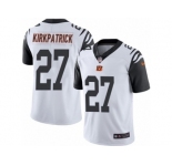Men's Nike Cincinnati Bengals #27 Dre Kirkpatrick Limited White Rush NFL Jersey