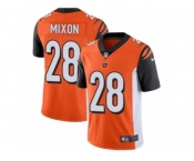 Men's Nike Cincinnati Bengals #28 Joe Mixon Vapor Untouchable Limited Orange Alternate NFL Jersey