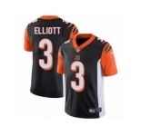 Men's Nike Cincinnati Bengals #3 Jake Elliott Vapor Untouchable Limited Black Team Color NFL Jersey