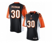 Men's Nike Cincinnati Bengals #30 Cedric Peerman Limited Black Team Color NFL Jersey
