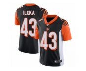 Men's Nike Cincinnati Bengals #43 George Iloka Vapor Untouchable Limited Black Team Color NFL Jersey