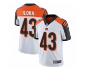 Men's Nike Cincinnati Bengals #43 George Iloka Vapor Untouchable Limited White NFL Jersey