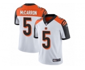 Men's Nike Cincinnati Bengals #5 AJ McCarron Vapor Untouchable Limited White NFL Jersey