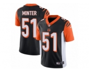 Men's Nike Cincinnati Bengals #51 Kevin Minter Vapor Untouchable Limited Black Team Color NFL Jersey
