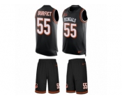 Men's Nike Cincinnati Bengals #55 Vontaze Burfict Limited Black Tank Top Suit NFL Jersey
