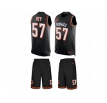 Men's Nike Cincinnati Bengals #57 Vincent Rey Limited Black Tank Top Suit NFL Jersey