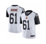 Men's Nike Cincinnati Bengals #61 Russell Bodine Limited White Rush NFL Jersey