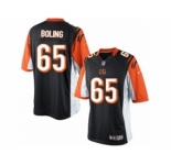 Men's Nike Cincinnati Bengals #65 Clint Boling Limited Black Team Color NFL Jersey