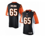 Men's Nike Cincinnati Bengals #65 Clint Boling Limited Black Team Color NFL Jersey