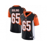 Men's Nike Cincinnati Bengals #65 Clint Boling Vapor Untouchable Limited Black Team Color NFL Jersey