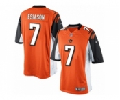 Men's Nike Cincinnati Bengals #7 Boomer Esiason Limited Orange Alternate NFL Jersey
