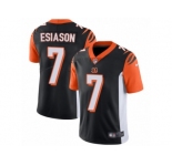Men's Nike Cincinnati Bengals #7 Boomer Esiason Vapor Untouchable Limited Black Team Color NFL Jersey