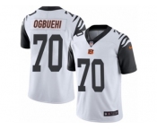 Men's Nike Cincinnati Bengals #70 Cedric Ogbuehi Limited White Rush NFL Jersey
