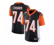 Men's Nike Cincinnati Bengals #74 Jake Fisher Vapor Untouchable Limited Black Team Color NFL Jersey