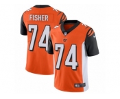 Men's Nike Cincinnati Bengals #74 Jake Fisher Vapor Untouchable Limited Orange Alternate NFL Jersey