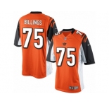 Men's Nike Cincinnati Bengals #75 Andrew Billings Limited Orange Alternate NFL Jersey
