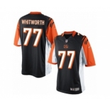Men's Nike Cincinnati Bengals #77 Andrew Whitworth Limited Black Team Color NFL Jersey