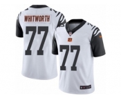 Men's Nike Cincinnati Bengals #77 Andrew Whitworth Limited White Rush NFL Jersey