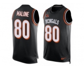 Men's Nike Cincinnati Bengals #80 Josh Malone Limited Black Player Name & Number Tank Top NFL Jersey
