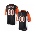 Men's Nike Cincinnati Bengals #80 Josh Malone Limited Black Team Color NFL Jersey