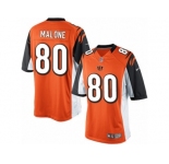 Men's Nike Cincinnati Bengals #80 Josh Malone Limited Orange Alternate NFL Jersey