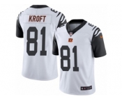 Men's Nike Cincinnati Bengals #81 Tyler Kroft Limited White Rush NFL Jersey