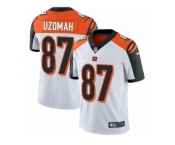 Men's Nike Cincinnati Bengals #87 C.J. Uzomah Vapor Untouchable Limited White NFL Jersey