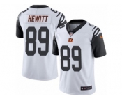 Men's Nike Cincinnati Bengals #89 Ryan Hewitt Limited White Rush NFL Jersey