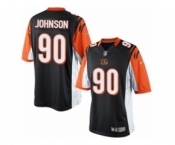 Men's Nike Cincinnati Bengals #90 Michael Johnson Limited Black Team Color NFL Jersey