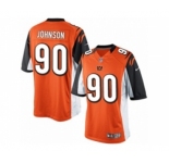 Men's Nike Cincinnati Bengals #90 Michael Johnson Limited Orange Alternate NFL Jersey