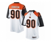 Men's Nike Cincinnati Bengals #90 Michael Johnson Limited White NFL Jersey