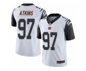 Men's Nike Cincinnati Bengals #97 Geno Atkins Limited White Rush NFL Jersey