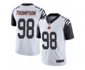 Men's Nike Cincinnati Bengals #98 Brandon Thompson Limited White Rush NFL Jersey