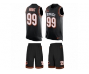Men's Nike Cincinnati Bengals #99 Margus Hunt Limited Black Tank Top Suit NFL Jersey