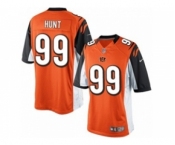 Men's Nike Cincinnati Bengals #99 Margus Hunt Limited Orange Alternate NFL Jersey
