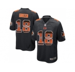 Nike Cincinnati Bengals #18 A.J. Green Black Team Color Men's Stitched NFL Limited Strobe Jersey