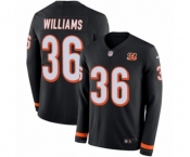 Nike Cincinnati Bengals #36 Shawn Williams Limited Black Therma Long Sleeve NFL Jersey