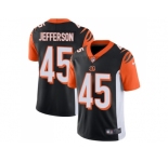 Nike Cincinnati Bengals #45 Malik Jefferson Black Team Color Men Stitched NFL Vapor Untouchable Limited Jersey