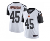 Nike Cincinnati Bengals #45 Malik Jefferson White Men Stitched NFL Limited Rush Jersey