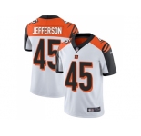 Nike Cincinnati Bengals #45 Malik Jefferson White Men Stitched NFL Vapor Untouchable Limited Jersey
