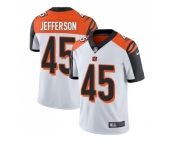 Nike Cincinnati Bengals #45 Malik Jefferson White Men Stitched NFL Vapor Untouchable Limited Jersey