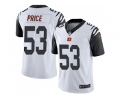 Nike Cincinnati Bengals #53 Billy Price White Men Stitched NFL Limited Rush Jersey