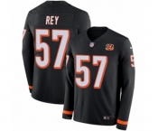 Nike Cincinnati Bengals #57 Vincent Rey Limited Black Therma Long Sleeve NFL Jersey