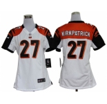 Nike women nfl jerseys Cincinnati Bengals #27 Dre Kirkpatrick white [nike]